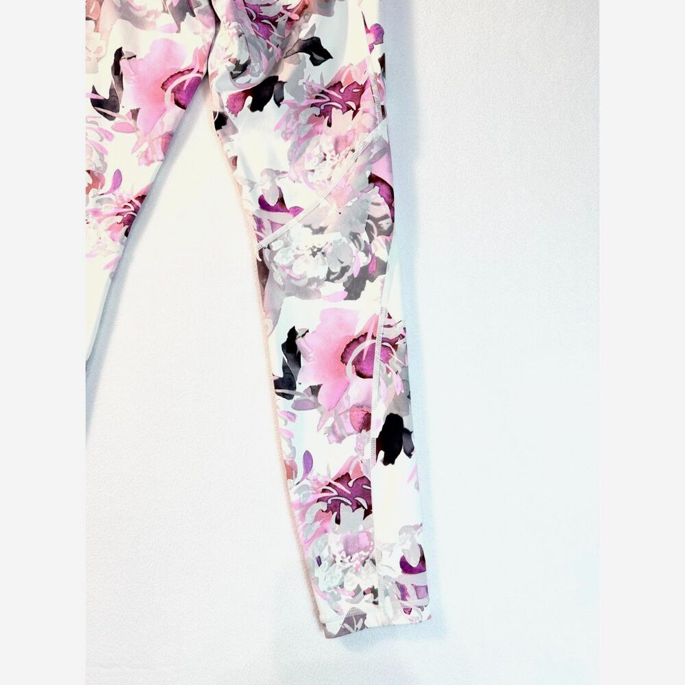 Athleta Women’s XS Floral High Rise Pocket Full Length Workout Leggings - Picture 11 of 16